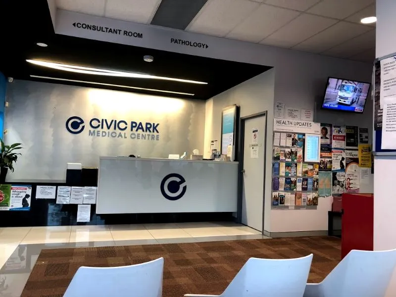 Civic Park Medical Centre Pendle Hill clinic reception