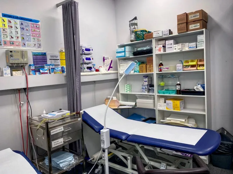 Civic Park Medical Centre Pendle Hill nurse treatment room